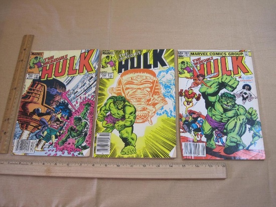 Three Marvel The Incredible Hulk Comic Books Vol.1 No.283, 288, 290 1983 5oz