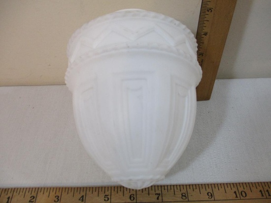 Vintage Milk Glass Light Globe, 15 oz