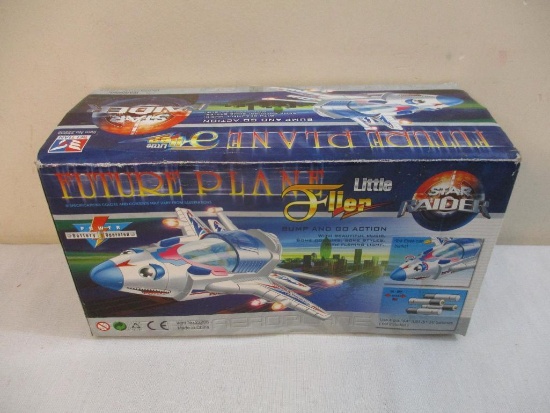 Future Plane Little Flier Star Raider Battery-Operated Future Auroplane, new in box, 1 lb 4 oz