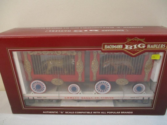 Bachmann Big Haulers Emmett Kelly Jr Circus #1 Cage Car (Lion & Tiger), G Scale, Item No. 98371, new