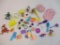 Lot of Assorted Toys including Littlest Pet Shop Pieces, Puppy Surprise, Lego, and more, 9 oz