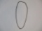 Sterling Silver Braided Necklace, 8.7 g