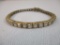 Sterling Silver Tennis Bracelet, marked 925, 16.6 g total weight