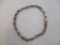 Heavy Sterling Silver Twisted Chain Bracelet, marked 925 Italy, 9.36 g