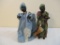 Two African Tribal Dolls, Fabric Construction 12 oz