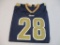 St. Louis Rams Marshall Faulk Nike NFL Jersey, Size XL, 11 oz