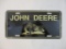 Metal John Deere License/Vanity Plate, 3 oz