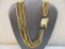 Unique Tribal Bone and Bead Raised Trunk Elephant Necklace, 4 oz