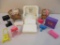 Lot of Assorted Vintage Barbie Accessories including furniture and more, see pictures for contents