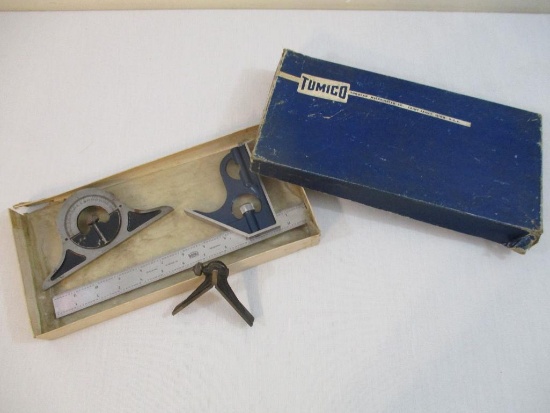 Vintage Tumico No. 3034 12 in. Combination Set, in original box, Tumico Tubular Micrometer Co, 2 lbs