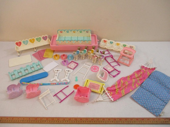 Lot of Assorted Vintage Barbie Accessories including Quints sets and more, 2 lbs 4 oz