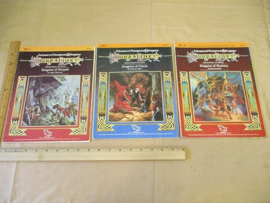 Advanced Dungeons & Dragons DragonLance Adventures: DL1 Dragons of Despair, DL2 Dragons of Flame,