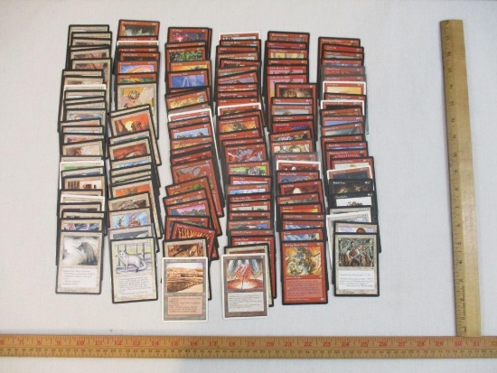 Lot of Magic The Gathering Cards including Renegade Warlord, Blinking Spirit, Strip Mine, Mana Vault