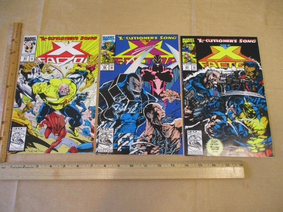 Three Marvel Comics 1992 X Factor Comic Books Vol. 1 No. 84-86 5oz