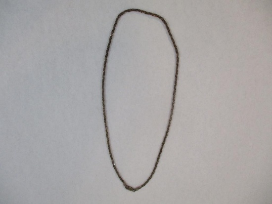 Sterling Silver Braided Necklace, 8.7 g