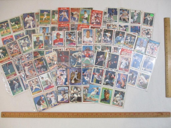 Lot of MLB Baseball Cards from Assorted Brands and Years including Carlos Delgado, Jeff Bagwell, Rey