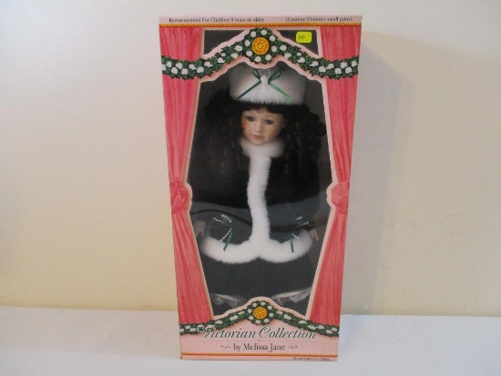 Victorian Collection by Melissa Jane Genuine Porcelain Doll, Limited Collectors' Edition 1994,