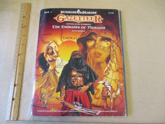 The Emirates of Ylaruam, Dungeons & Dragons Gazetteer Game Accessory by Ken Rolston 1987 TSR Inc 8oz