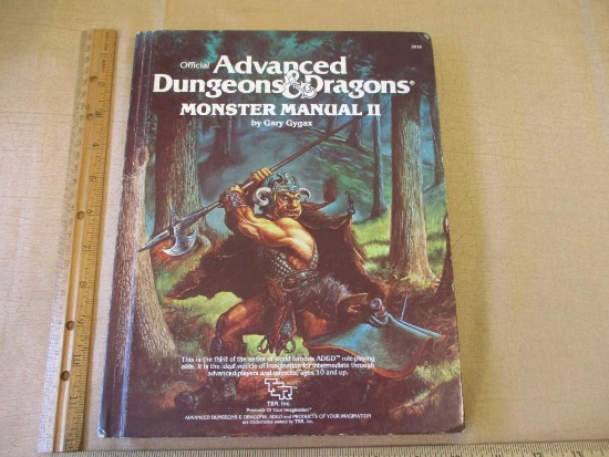 Official Dungeons and Dragons Monster Manuel II by Gary Gygax 1lb 8oz