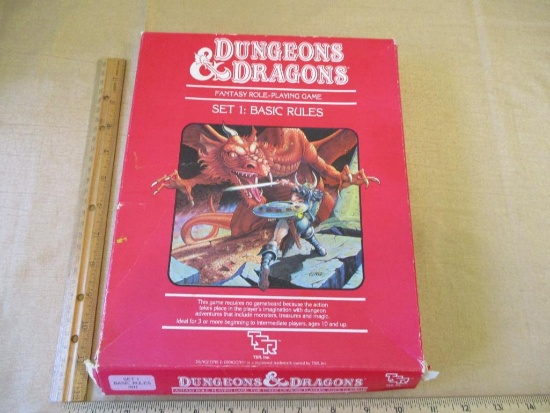 Dungeons & Dragons Basic Rules 1011 Set 1: Players Manual, Dungeon Masters Rule Book AND D&D Basic