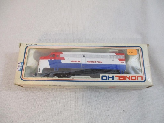 Lionel American Freedom Train Diesel Locomotive 5504 5-5504, HO Scale, in original box, 1 lb 1 oz