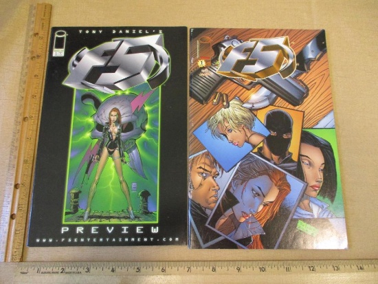 Two Image Comics 2000 F5 Preview and F5 #1 5oz