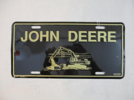 Metal John Deere License/Vanity Plate, 3 oz