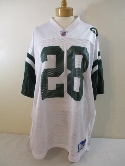 New York Jets Curtis Martin Reebok NFL Jersey 28, Size XL, see pictures for minor flaws, 12 oz