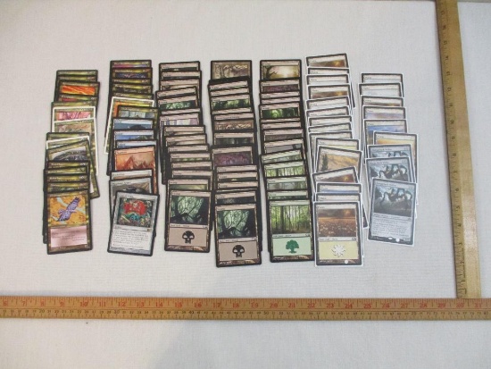 Lot of Magic the Gathering Cards including Coat of Arms, Hangarback Walker, Dracoplasm, Plains,