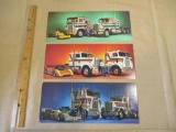 Three Vintage Freightliner Truck Post Cards, 1oz