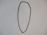 Sterling Silver Braided Necklace, 8.7 g