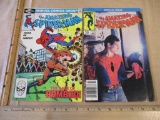 Two Marvel Comics The Amazing Spider-Man Comic Books Vol.1 No.221 1981, Vol.1 No.262 1985 3oz
