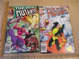 Two Marvel Comics 1984 The New Mutants Comic Books Vol. 1 No. 15, 16 3oz