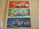 Three Vintage Freightliner Truck Post Cards, 1oz