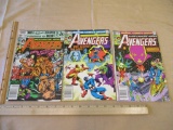 Three Marvel Comics 1982 The Avengers Comic Books Vol.1 No.216, 219, 220 5oz