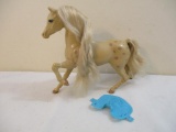 Mattel Barbie Horse and Saddle, Mattel Mexico 1990, 12 oz