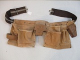 Rooster Products Genuine Leather Tool Belt R-499-2, 1 lb