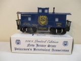 2001 NJSPBA Caboose, O Scale, New Jersey State Policemen's Benevolent Association 2001 Limited