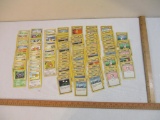 Lot of Assorted Early Pokemon Cards including Lickitung, Doduo, Rattata, Farfetch'd, Trainers and