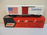 KMT AAR America's Railroads Boxcar, O Scale, in original box, 1 lb 1 oz