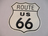 Metal US Route 66 Sign, 6 oz