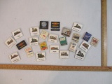 Lot of Train Themed Match Books including Union Pacific, Penn Central, Victoria Station and more,