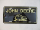 Metal John Deere License/Vanity Plate, 3 oz