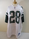 New York Jets Curtis Martin Reebok NFL Jersey 28, Size XL, see pictures for minor flaws, 12 oz