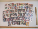 Eleven Sheets of Assorted NBA Basketball and NFL Football Trading Cards, 1 lb 3 oz
