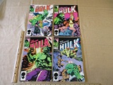 Four Marvel 1985 The Incredible Hulk Comic Books Vol. 1 No. 310-313 6oz