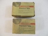 Two Vintage Schwinn Premium Bicycle Tubes 26x1.9-2.5, in original boxes, 1 lb