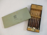 Set of 6 Steak Knives with Formica Holder, Town & Country Kitchen Cutlery Washington Forge Inc, in