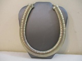 Vintage Graziano CM Stretch Gold Tone Necklace, 6 oz