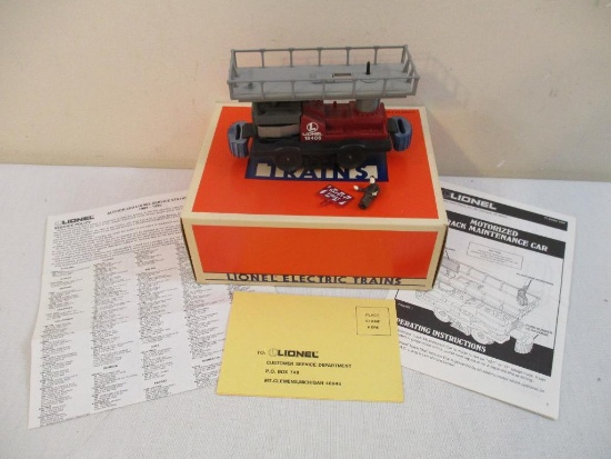 Lionel Operating Track Maintenance Car With Reversing Action 6-18406, O Scale, in original box, 1 lb